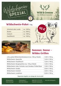 Wildfleisch-Spezial